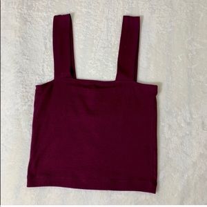 NWOT ADC Purple/Maroon Crop Top